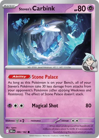 Steven's Carbink 086/182 - Destined Rivals