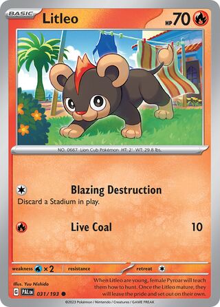 Litleo 031/193 - Paldea Evolved