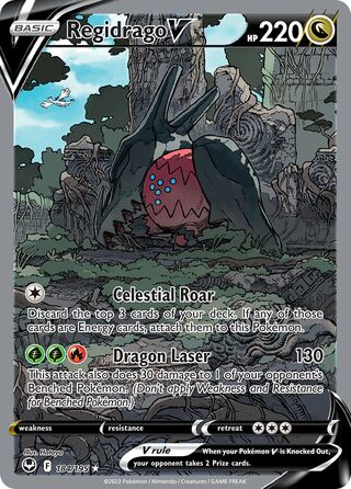 Regidrago V 184/195 - Silver Tempest