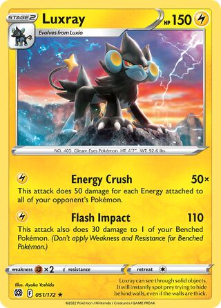 Luxray 051/172 - Brilliant Stars