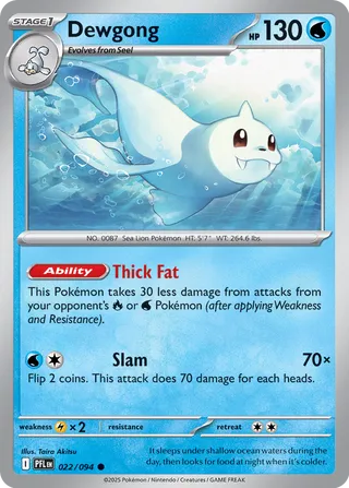Dewgong 022/094 - Phantasmal Flames