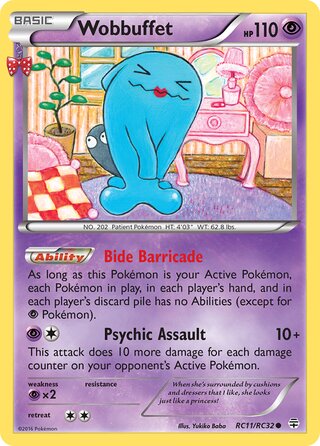 Wobbuffet RC11/RC32 - Generations