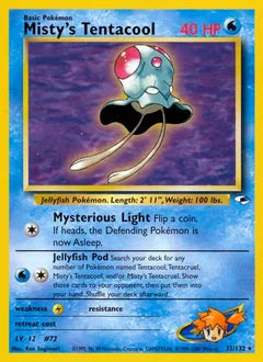 Misty's Tentacool 32/132 - Gym Heroes