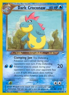 Dark Croconaw 32/105 - Neo Destiny