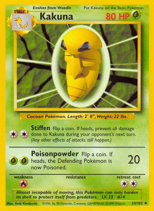 Kakuna 33/102 - Base Set