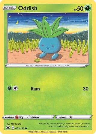 Oddish 001/196 - Lost Origin