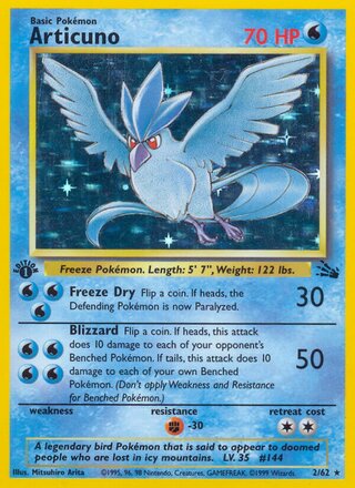 Articuno 2/62 - Fossil