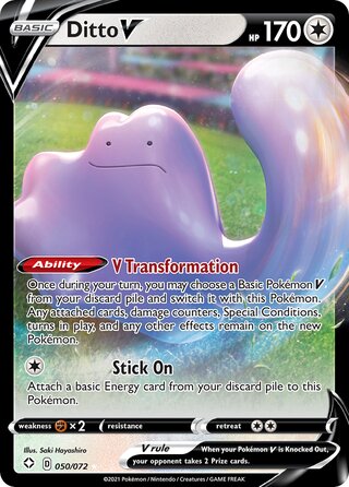 Ditto V 050/072 - Shining Fates
