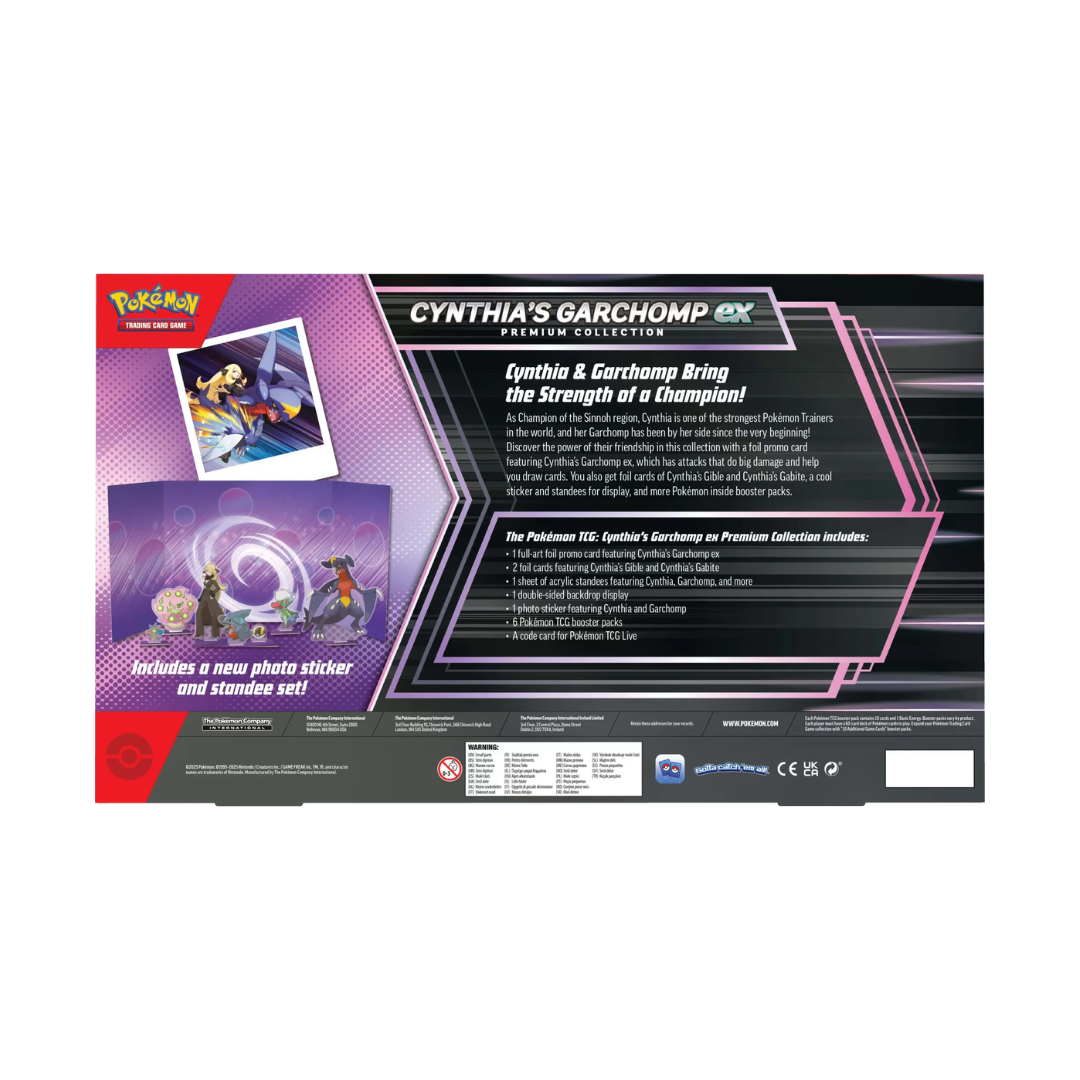 Pokemon Cynthia's Garchomp ex Premium Collection