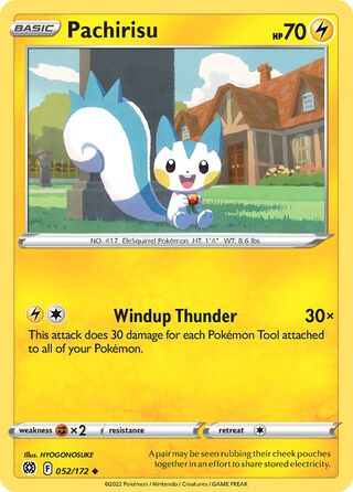 Pachirisu 052/172 - Brilliant Stars