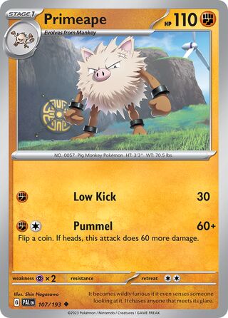 Primeape 107/193 - Paldea Evolved