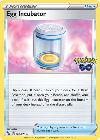 Egg Incubator 066/078 - Pokémon GO