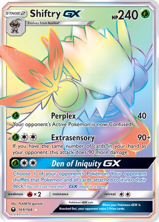 Shiftry-GX 169/168 - Celestial Storm