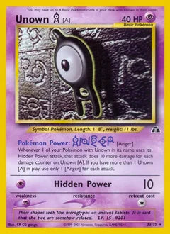Unown [A] 33/75 - Neo Discovery