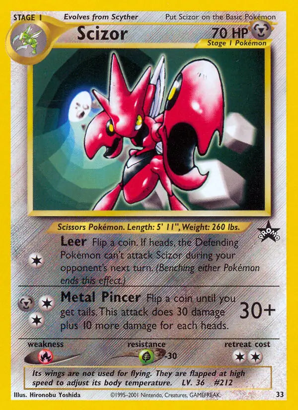 Scizor 33 - WOTC Promo