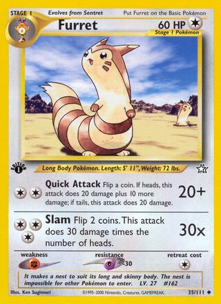 Furret 35/111 - Neo Genesis