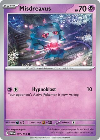 Misdreavus 087/193 - Paldea Evolved