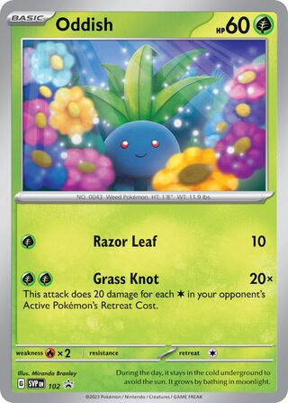 Oddish 102 - Scarlet & Violet Promos