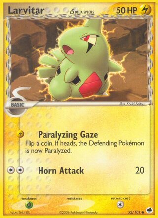 Larvitar 52/101 - Dragon Frontiers