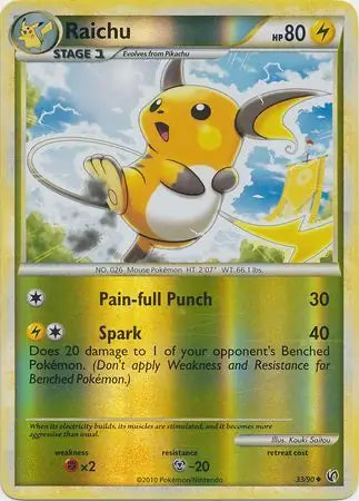 Raichu 33/90 - Undaunted