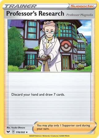 Professor's Research 178/202 - Sword & Shield Base