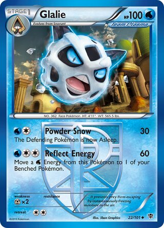 Glalie 22/101 - Plasma Blast