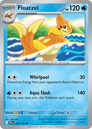 Floatzel 058/182 - Destined Rivals