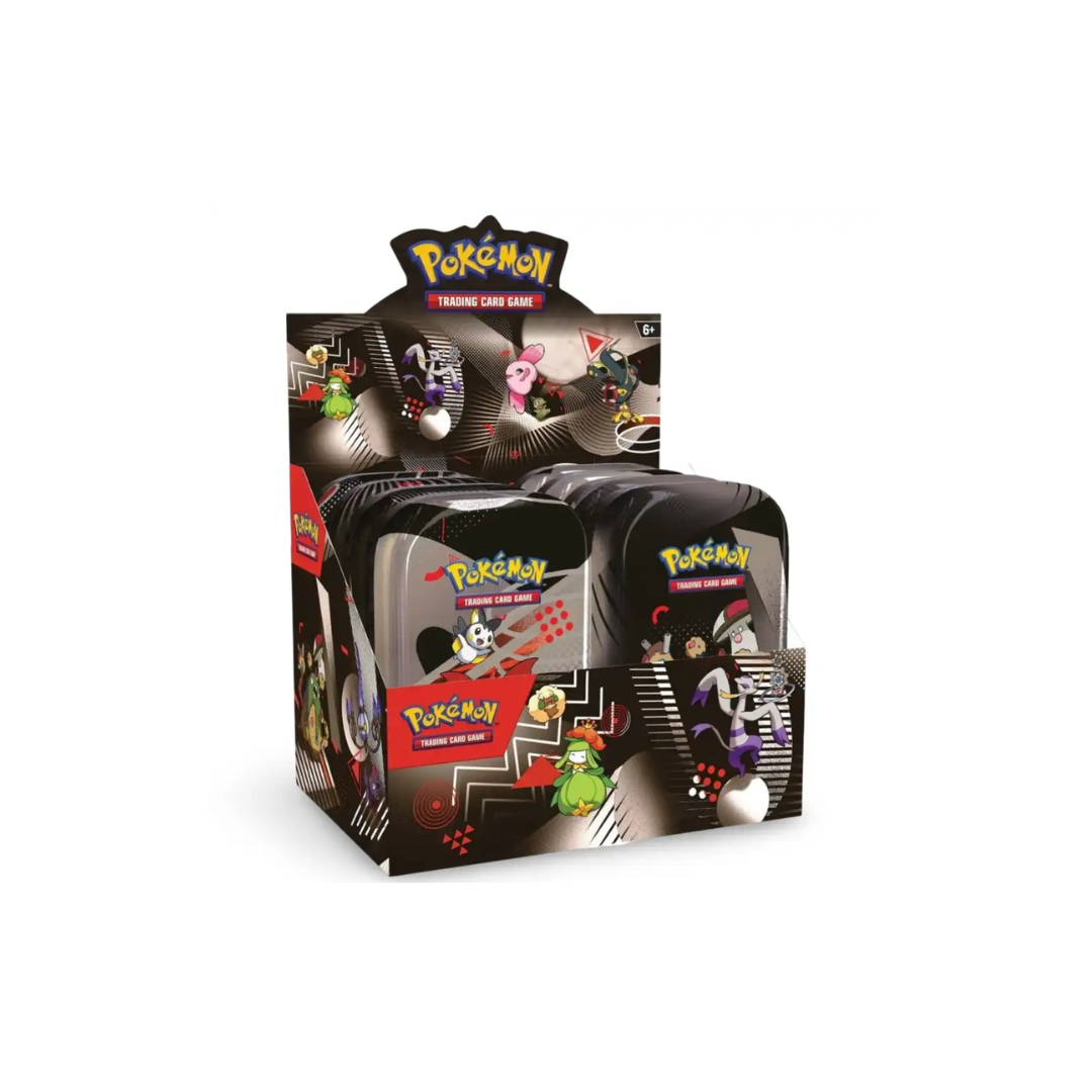 Pokemon Black Bolt - White Flare Mini Tin Display