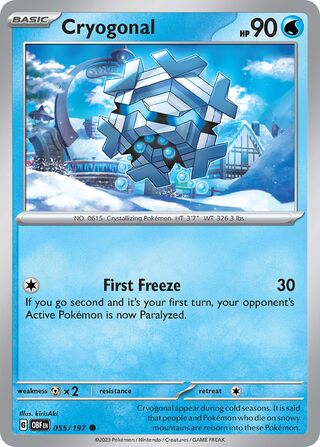 Cryogonal 055/197 - Obsidian Flames