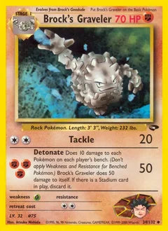Brock's Graveler 34/132 - Gym Challenge