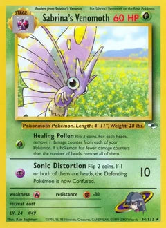 Sabrina's Venomoth 34/132 - Gym Heroes