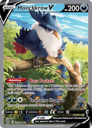 Honchkrow V 162/172 - Brilliant Stars