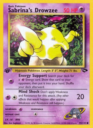 Sabrina's Drowzee 95/132 - Gym Heroes