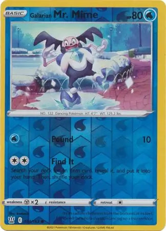Galarian Mr. Mime 034/163 - Battle Styles