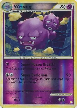 Weezing 34/123 - HeartGold & SoulSilver