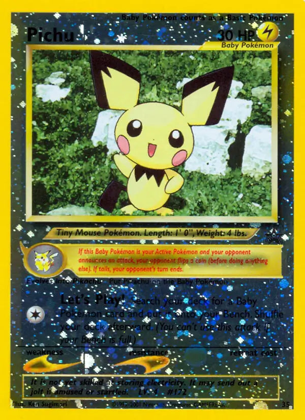 Pichu 35 - WOTC Promo