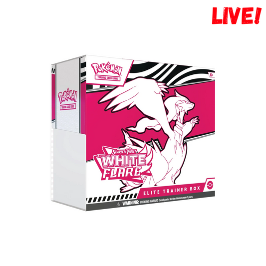 Pokemon White Flare Elite Trainer Box (Live)