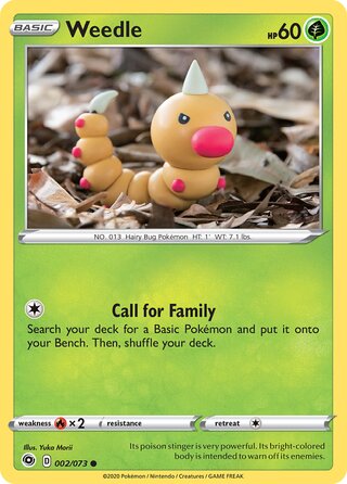 Weedle 002/073 - Champion's Path