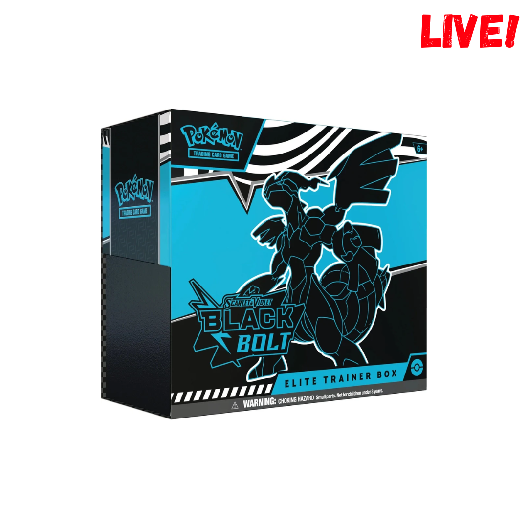 Pokemon Black Bolt Elite Trainer Box (Live)