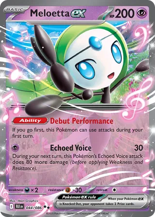 Meloetta ex 044/086 - Black Bolt