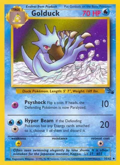 Golduck 35/62 - Fossil