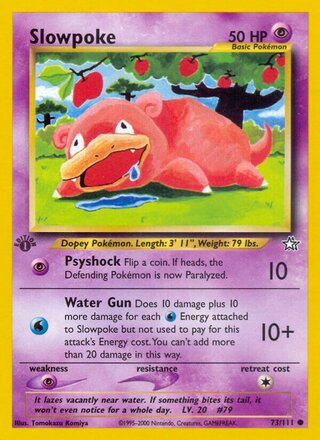 Slowpoke 73/111 - Neo Genesis