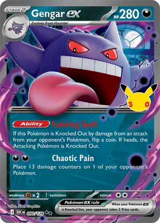 Gengar ex 090/128 - 30th Celebration