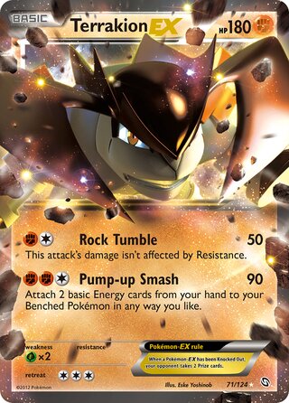 Terrakion-EX 71/124 - Dragons Exalted