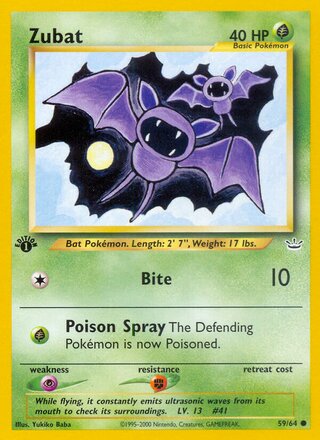 Zubat 59/64 - Neo Revelation