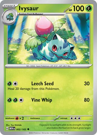 Ivysaur 002/165 - Scarlet & Violet 151