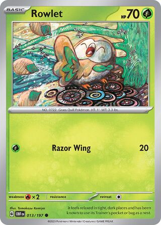 Rowlet 013/197 - Obsidian Flames