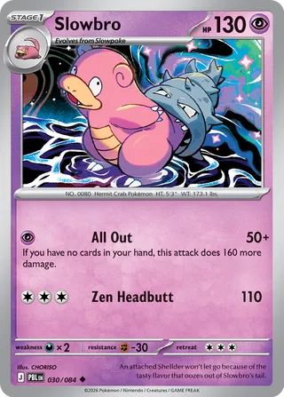 Slowbro 030/084 - Pitch Black