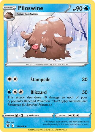 Piloswine 032/189 - Astral Radiance