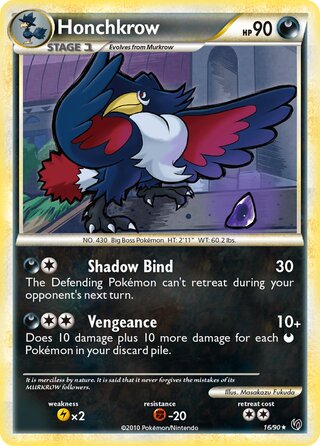 Honchkrow 16/90 - Undaunted